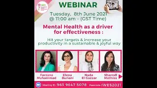Topic: Mental Health as a driver for effectiveness