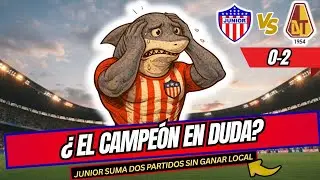 Junior arrancó mal la Liga: cayó en casa vs Tolima y hay preocupación | EN VIVO🔴