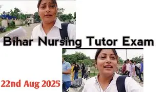 Nursing tutor exam ka level ?🥵|shift -1