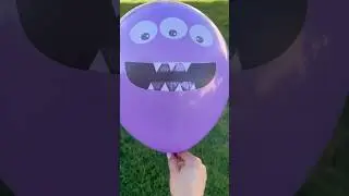 Fun happy birthday balloon popping satisfying asmr video#asmr#youtubeshorts#balloon #asmr