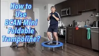 How to Use BCAN Mini Foldable Trampoline?
