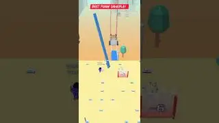 Best Funny Gameplay ✅ Bridge Race Run  #shorts Part- 1802 ✅ #funnygameplay #shorts  #youtubeshorts