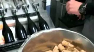 Sektherstellung - Degorgieren beim Weingut und Sektgut F. B. Sch&ouml;nleber im Rheingau
