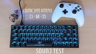 CB-GK-23 Artemis - Sound Test (Outemu Blues) | 65% Mechanical Gaming Keyboard