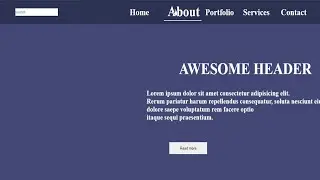 Responsive header hover effects || HTML CSS