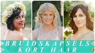 Chique bruiloft kapsels kort haar