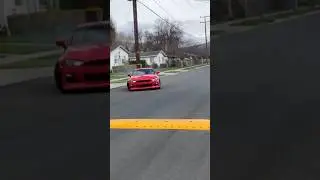 Drifting Over a Speed Bump at 40mph! 😱🚗 #shorts