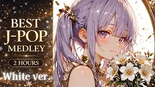 【Playlist】2025年の最高にハマる人気曲だけ集めました❤️ 年末スペシャル2時間メドレー🎉 White ver【作業用BGM / アニソン / J-pop / For work,drive】