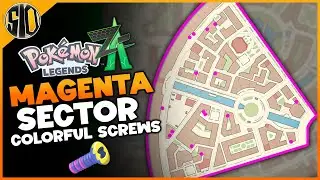 All Magenta Sector Colorful Screws in Pokemon Legends Z-A