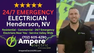 Emergency Electrician Henderson 🚨☎️ Ampere Electric 702-605-4290 ⚡👍 24/7 Electrician Near Me ⭐⭐⭐⭐⭐