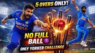 &ldquo;5 Over Me Pure Yorker! Ye Possible Hai Kya? 🤯&rdquo;|| Bhumrah|| 30 balls challenge..👍🤝