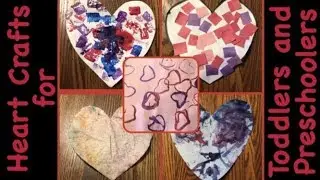 Valentine's Day Heart Crafts for Toddlers and Preschoolers
