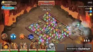 Traying hero sasquatch at expert dungeon castle clash