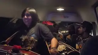 How we roll During out station events | Horeya Asmat | Pakistan's First Female Dhol player |