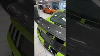 Carbon Fiber Wing on 2020 GT500 Track Pack #shorts