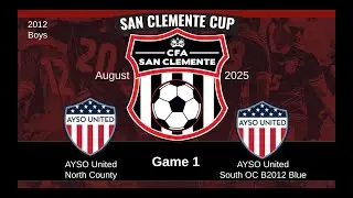 San Clemente Cup 2025 Game 1 vs United OC Blue