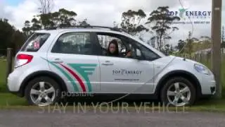 Top Energy - fallen electricity cables - how to exit your car safely