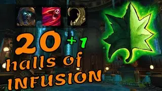 Halls of Infusion 20(+1) - Restoration Druid POV - World of Warcraft - 10.1 Dragonflight
