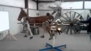 Friendly Farmer and Horse Mill