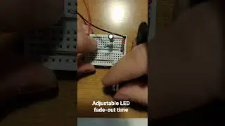 Adjustable LED fade-out time.