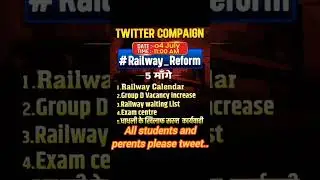 #Railway Calendar#Group D Vacancy Increase#Railway Waiting List#Railway_Reform #railwayrecruitment