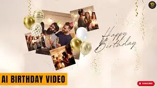 Создайте идеальное видео ко дню рождения: лучший инструмент ИИ