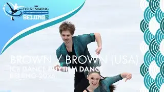 BROWN / BROWN (USA) | Ice Dance Rhythm Dance | Four Continents Champs | Beijing 2026