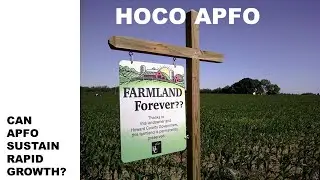HOCO APFO - CAN THE ADEQUATE PUBLIC FACILITIES ORDINANCE SUSTAIN RAPID GROWTH?