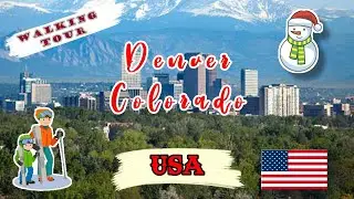 ❄️ Downtown Denver Walking Tour - Colorado ❄️