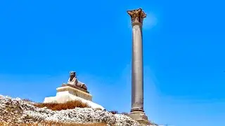 A Look At Pompey's PIller in Alexandria, Egypt