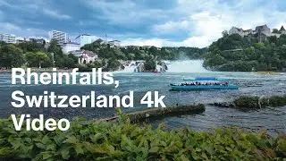 Rhein Falls Switzerland in 4K | Epic Boat Ride Into Europe’s Most Powerful Waterfall!