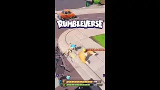 Grapital City sidewalks are good for wall splatting? 💥 #rumbleverse #shorts #SaveRumbleverse