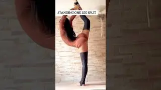 Standing One LEG SPLIT ❤️✨ #shorts #flexibility #yoga #contortion #stretching