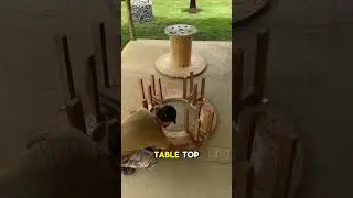Он превратил кабельную катушку в потрясающий уличный стол 💯
