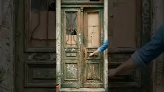 I Gave NEW Live This Old House ! Wall painting design ideas #aidesign #shorts #diy #beforeandafter