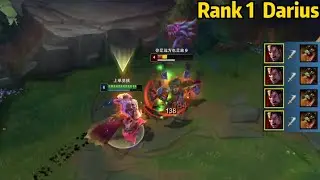 Rank 1 Darius: He is the 1v1 GOD in Toplane! *20 Kills*