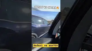 safari vs xuv700 drag race