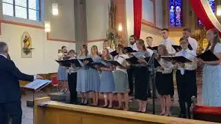 Ich heb zum Himmel.  Nacht der Chöre 28 06 25 Jugendkammerchor FEG. Leiter und Dirigent: Peter Patz.