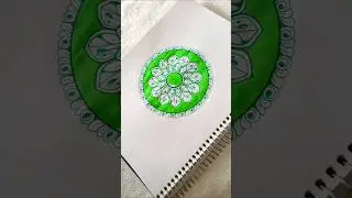 Day 29 - Easy Mandala Art Tutorial #mandala #mandalaart #easy #drawing #art #zentangle #zen