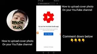 How to upload cover photo on your YouTube channel