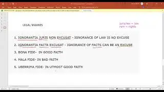 LEGAL MAXIMS FOR LL.B. ASPIRANTS WITH TRICKS TO REMEMBER || LEGALDARSHANA