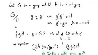 Quotient Groups and Normal Subgroups - 22 - A First Course in Abstract Algebra