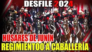 H&Uacute;SARES DE JUN&Iacute;N CABALLERIAS DEL EJ&Eacute;RCITO Y PNP DESFILE 2024