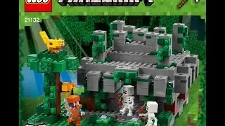 LEGO Minecraft The Jungle Temple 21132 Instructions DIY Book 1