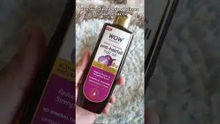 Try New Wow Skin Science Onion+Collagen Anti Hairfall Hair Oil #shorts #shortvideo