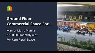 Ground Floor Commercial Space For Lease along Moriones Tondo Manila