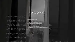 Life changing realizations #motivation #quotes #shorts #life #inspiration