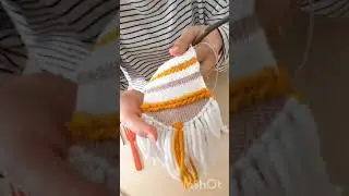 Tutorial per realizzare un piccolo arazzo moderno.