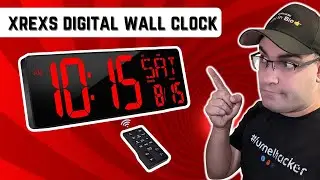 XREXS Digital Large Wall Clock with Remote Control Review