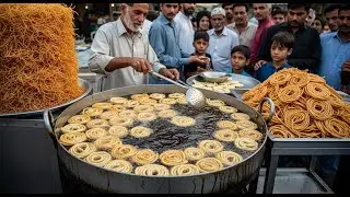 How to Make Pheni in Ramadan! Most Popular Street Food in Pakistan | Amazing Healthy Pheni Making